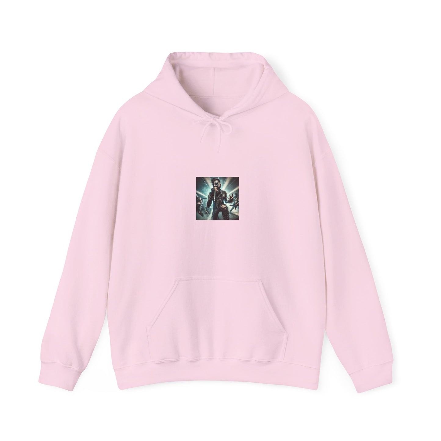 Punk Rock Vocalist Stage Energy Cozy Music Hoodie