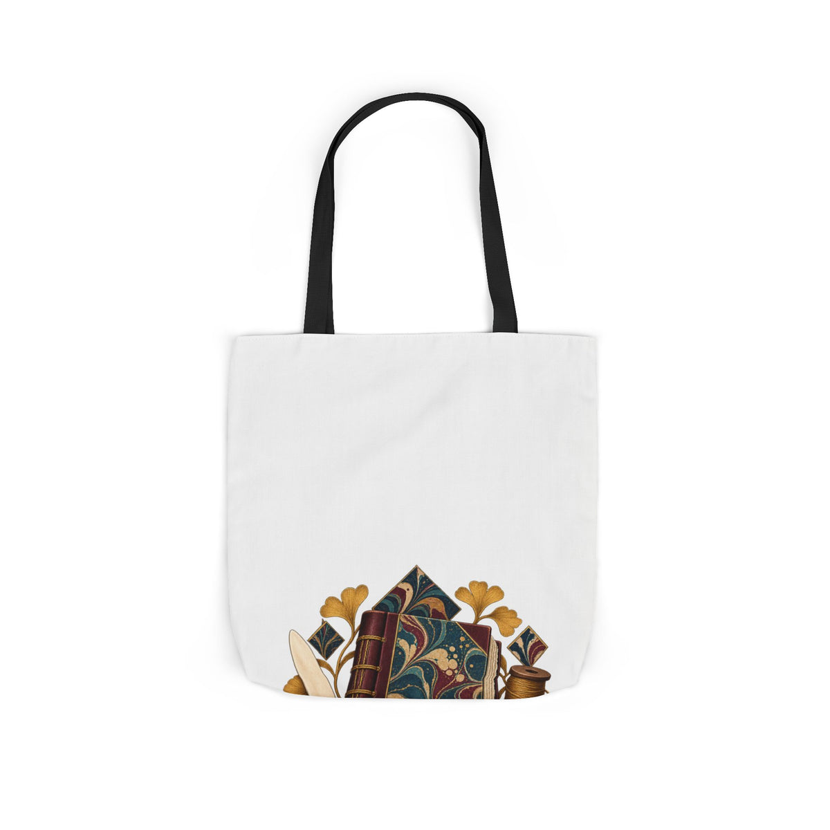 Traditional Marbled Bookbinding Workshop Tote Bag