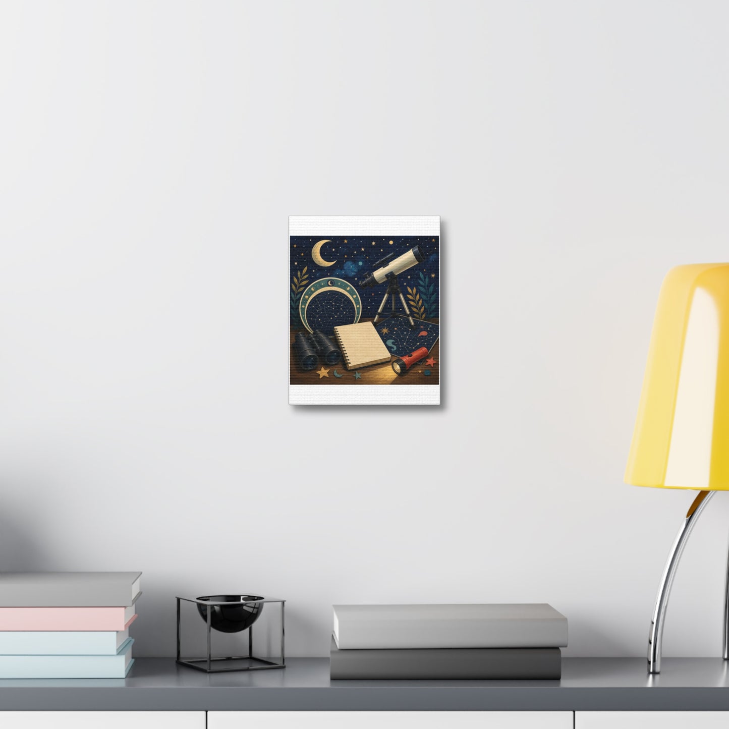 Classic Stargazing Astronomy Hobby Canvas Art