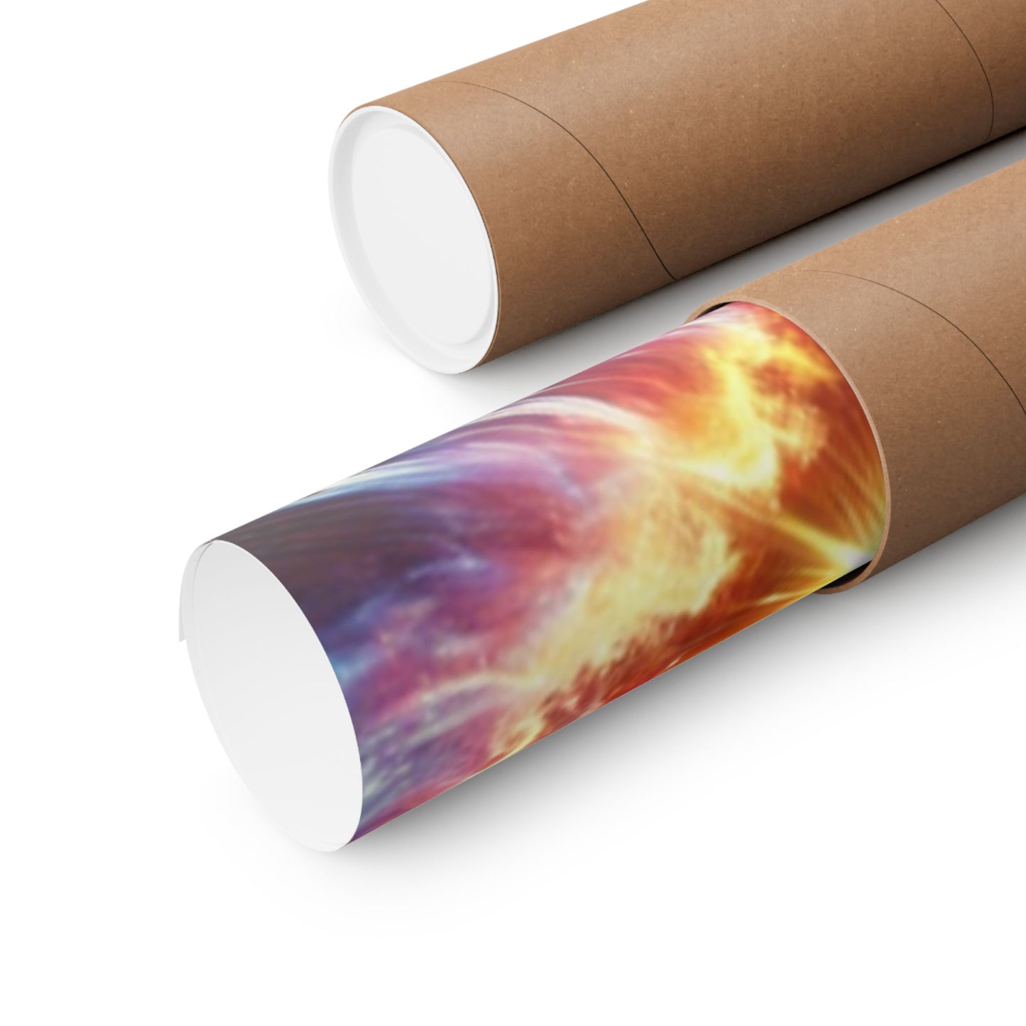 Cosmic Starburst Energy Abstract Space Poster Wall Art Decor