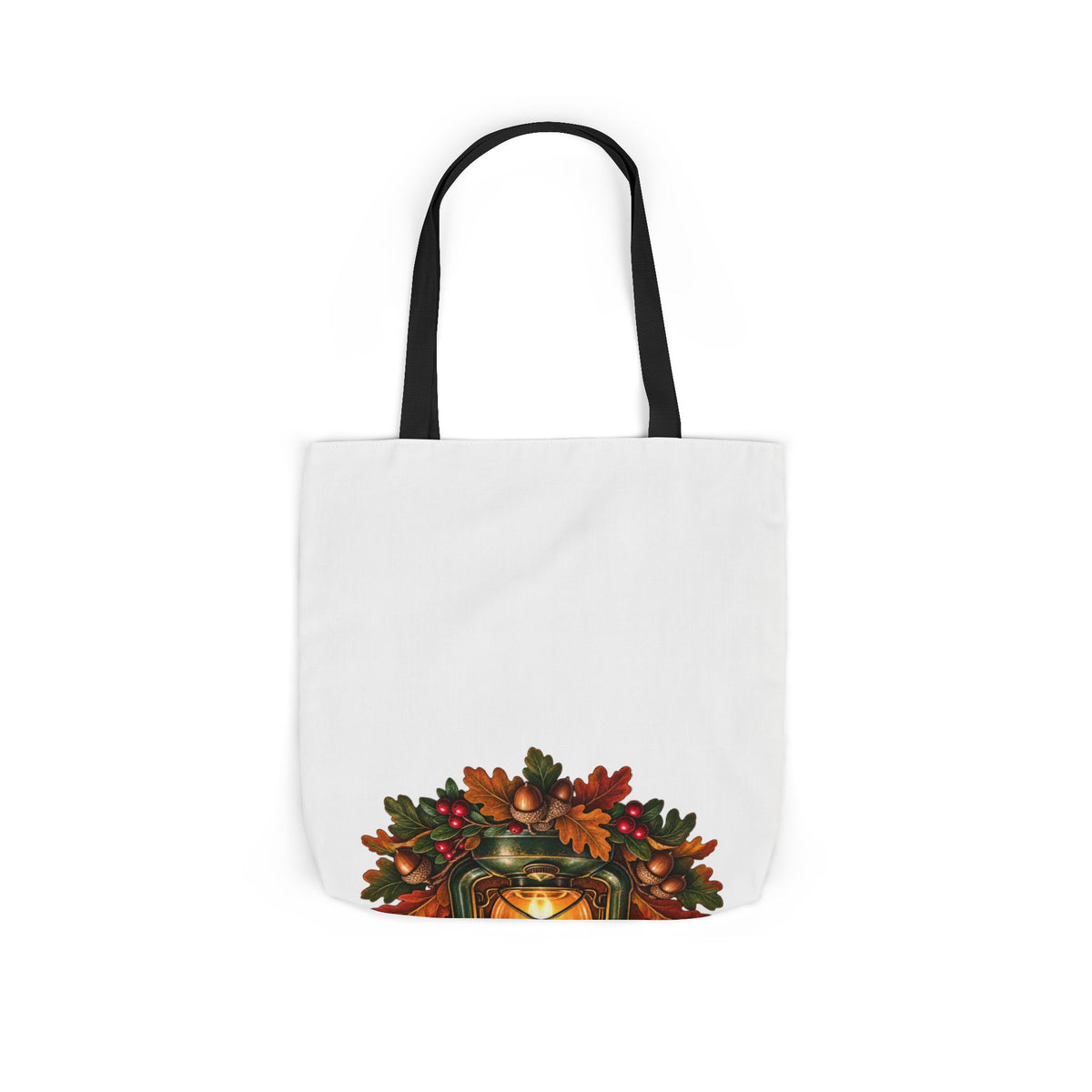 Autumn Oak Lantern and Acorns Tote Bag