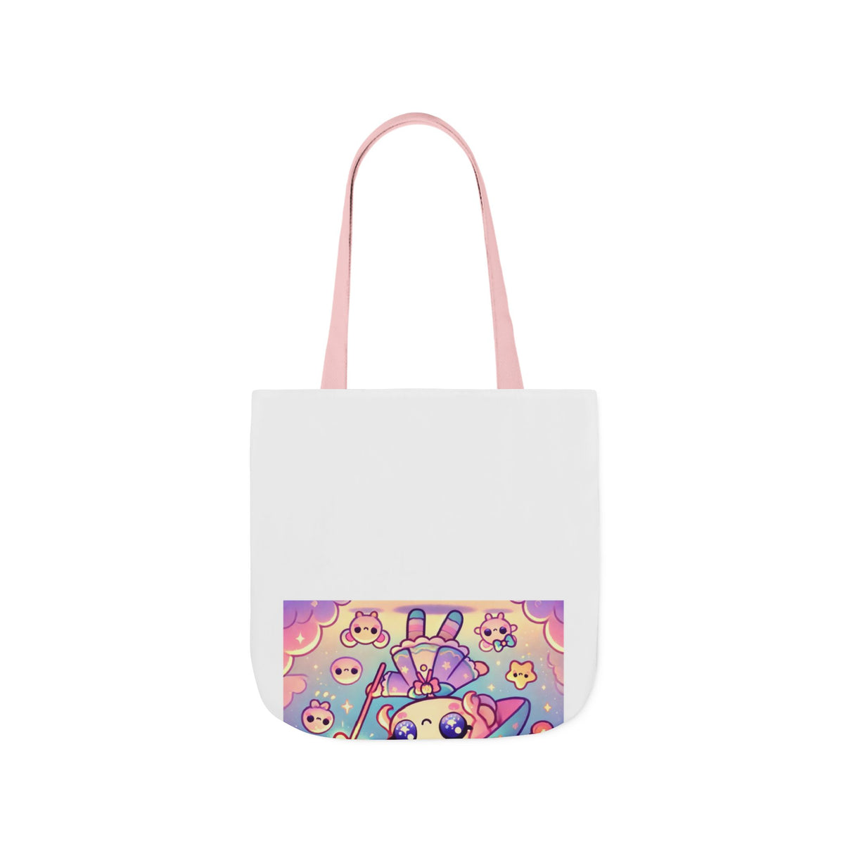 Kawaii Moon Wand Pastel Fantasy Art Canvas Tote Bag