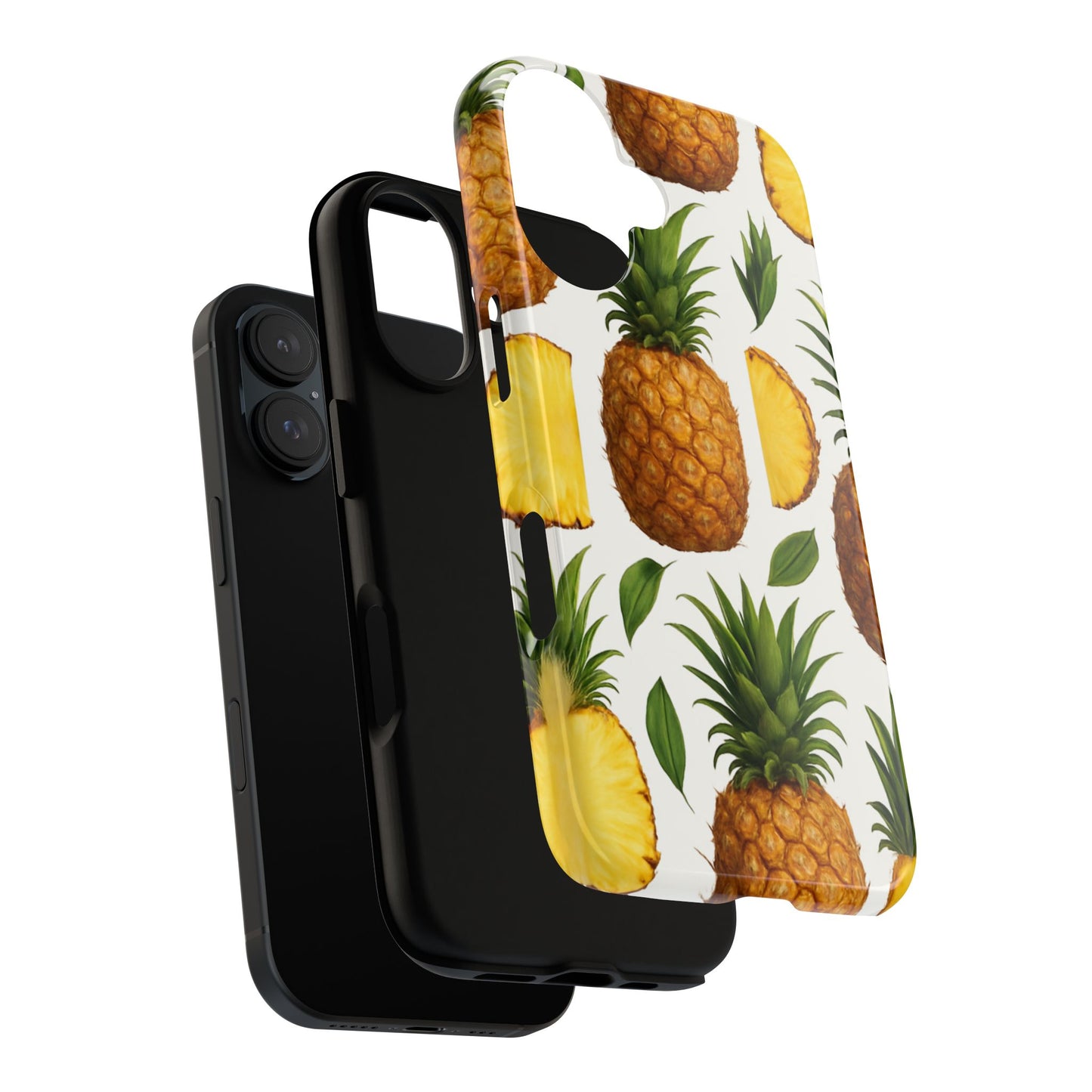 Pineapple Phone Case - Tough Cases, Tropical Phone Cover, Summer Vibe Accessories, Cute Pineapple Design, Fun Gift for Fruit Lovers