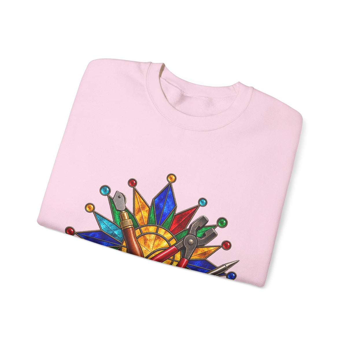 Stained Glass Workshop Tools Sweatshirt