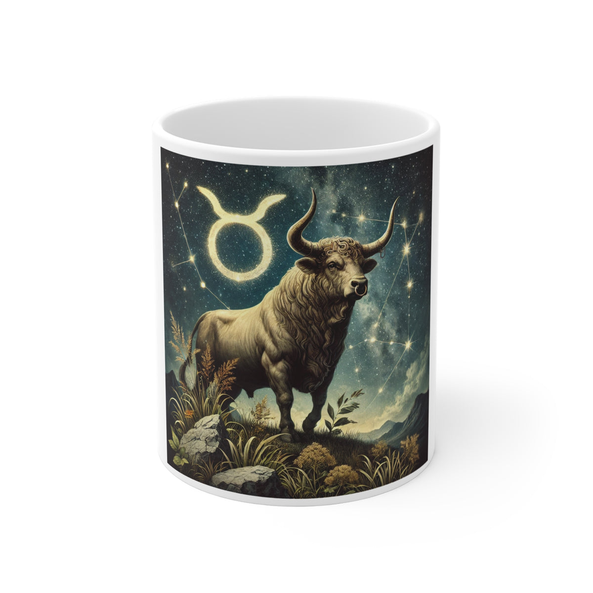 Taurus Bull Constellation Celestial Coffee Mug
