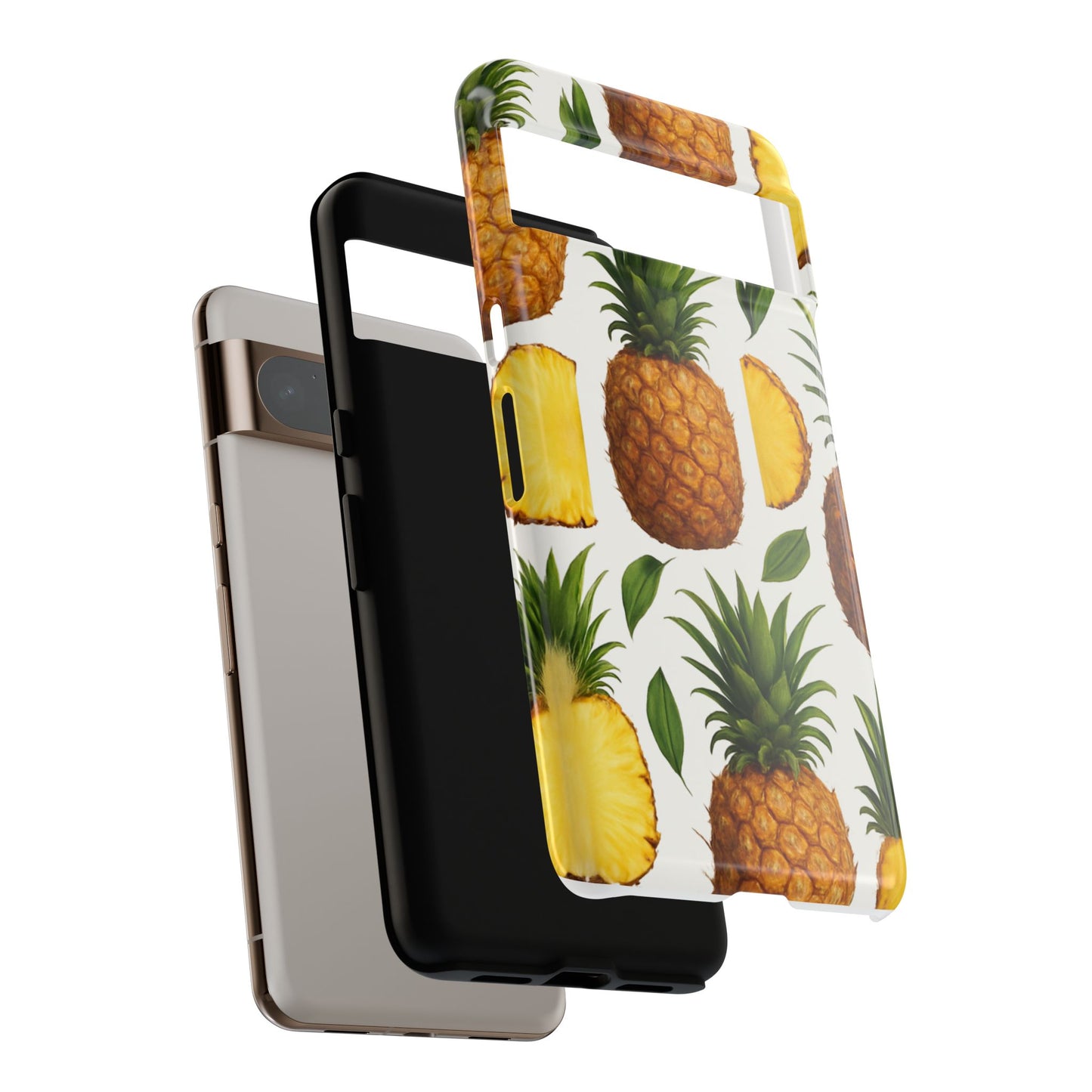 Pineapple Phone Case - Tough Cases, Tropical Phone Cover, Summer Vibe Accessories, Cute Pineapple Design, Fun Gift for Fruit Lovers
