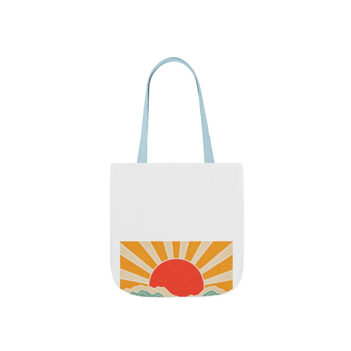 Topographic Sunrise Modern Outdoor Adventure Tote Bag