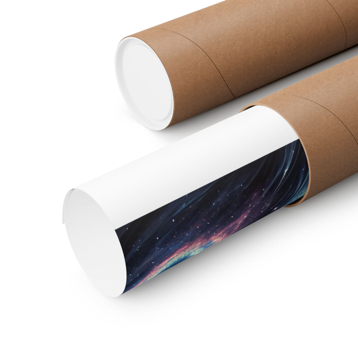 Cosmic Black Cat Galaxy Celestial Wall Art Poster