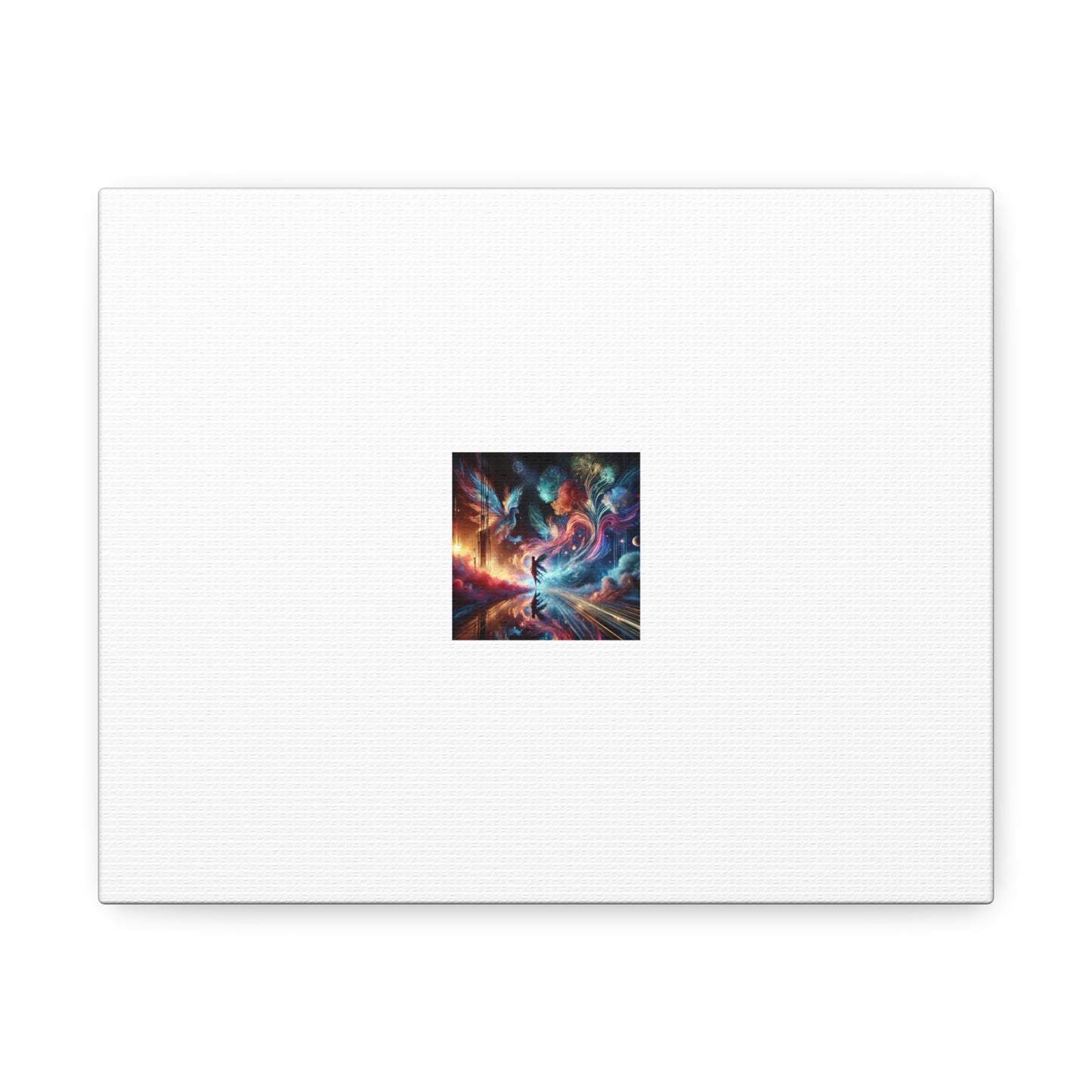 Cosmic Aurora Dancer Dreamscape Gallery Canvas Wall Art