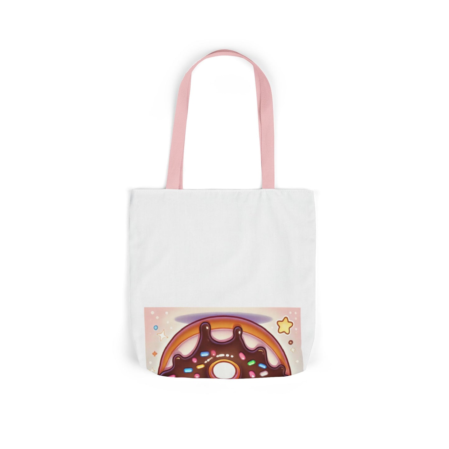 Kawaii Chocolate Donut Cute Dessert Art Tote Bag