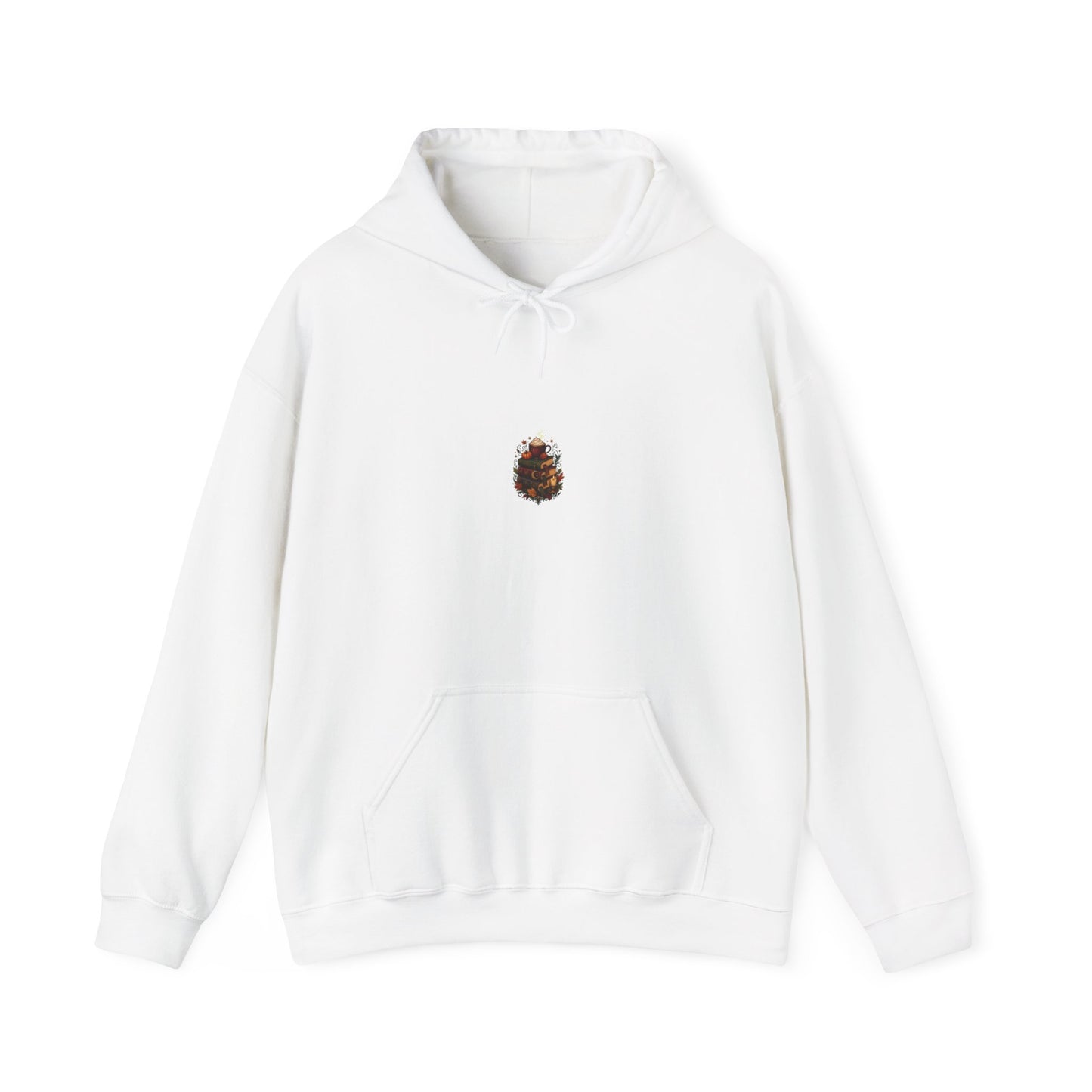 Autumn Library Latte Stack Book Lover Hoodie