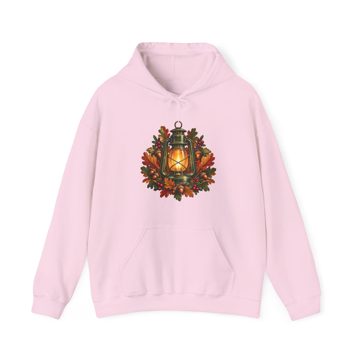 Autumn Oak Lantern and Acorns Hoodie