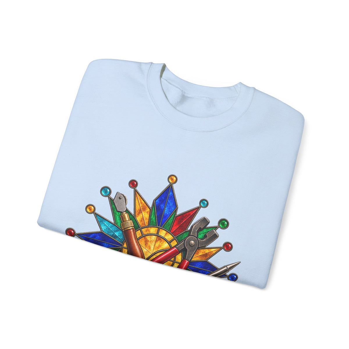 Stained Glass Workshop Tools Sweatshirt