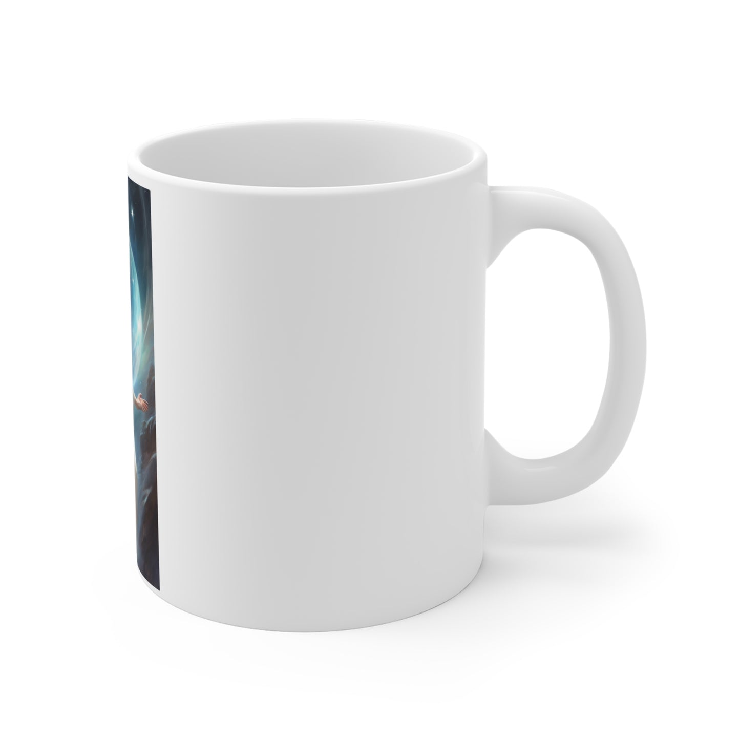 Lunar Celestial Queen Fantasy Portrait Coffee Mug