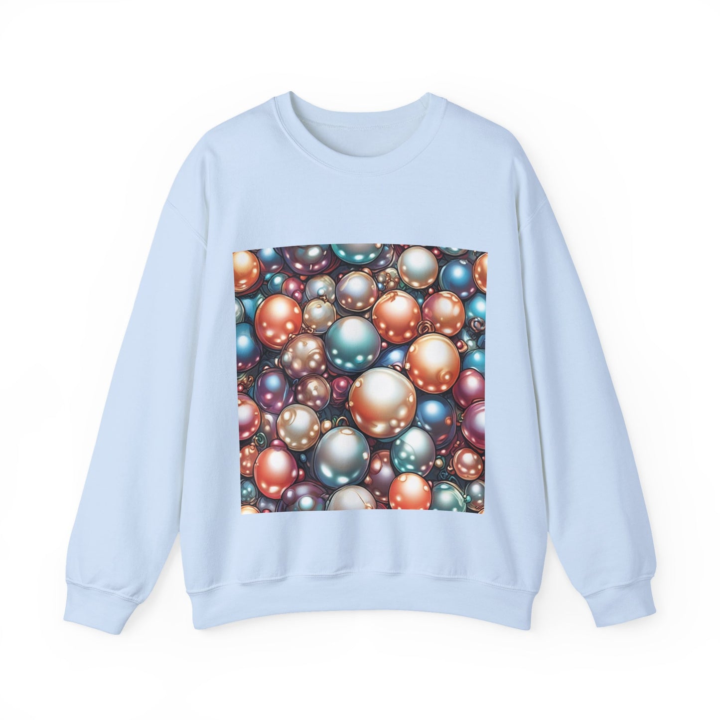 Glossy Orb Marble Abstract Gift Art Sweatshirt