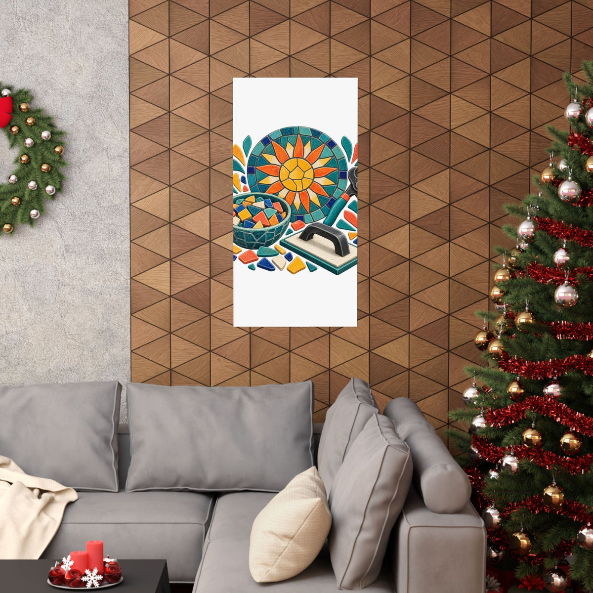 Sunburst Mosaic Making Workshop Poster