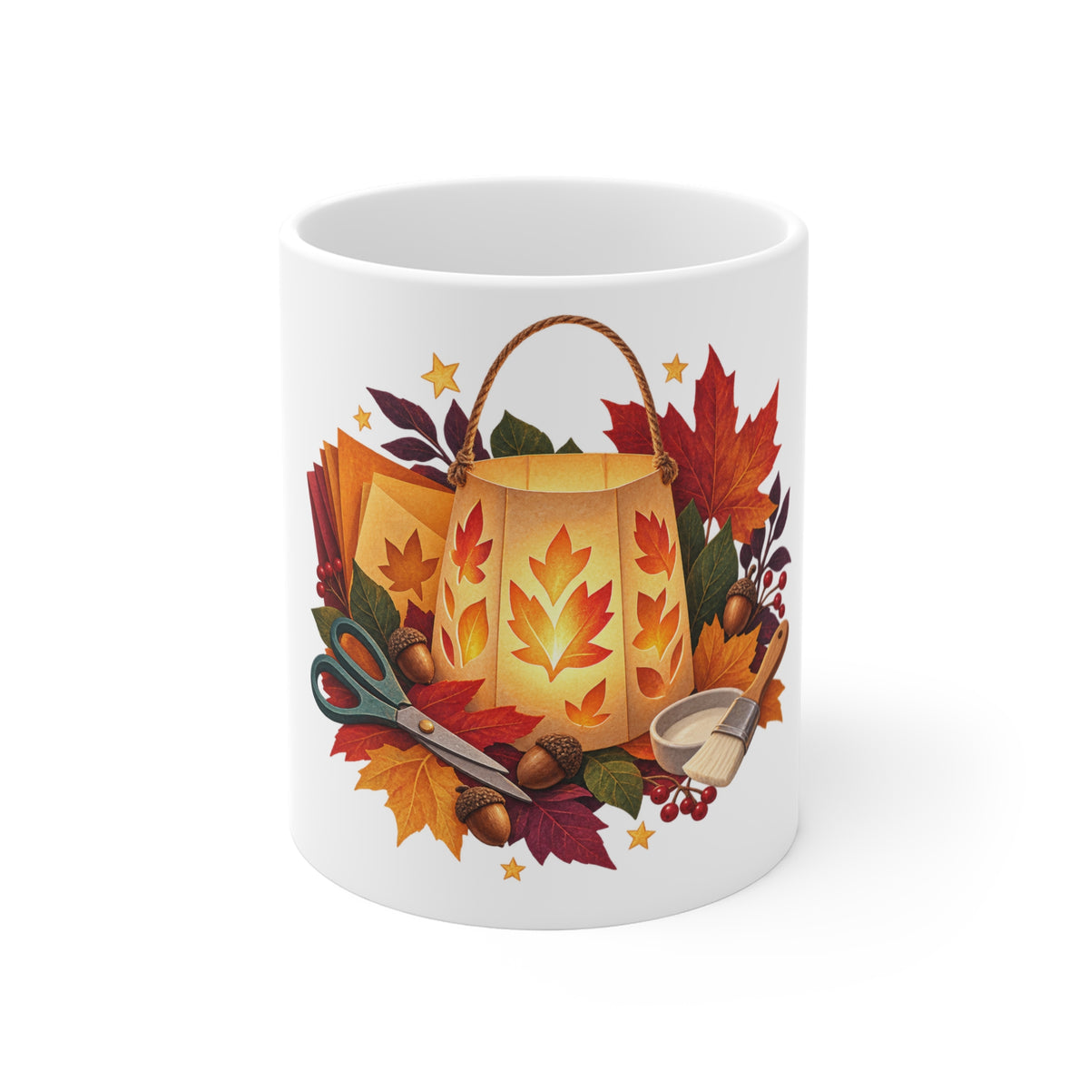 Autumn Lantern Making Workshop Mug