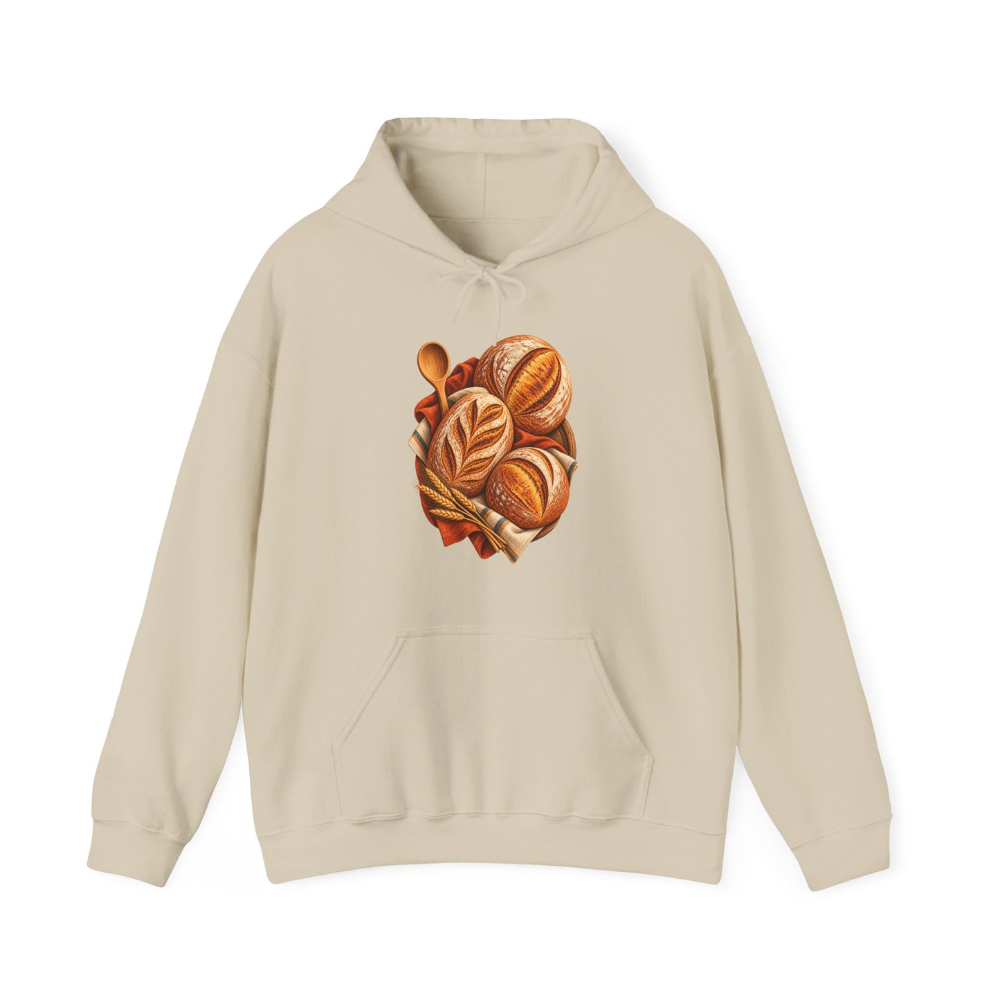Artisan Bread Baking Emblem Hoodie