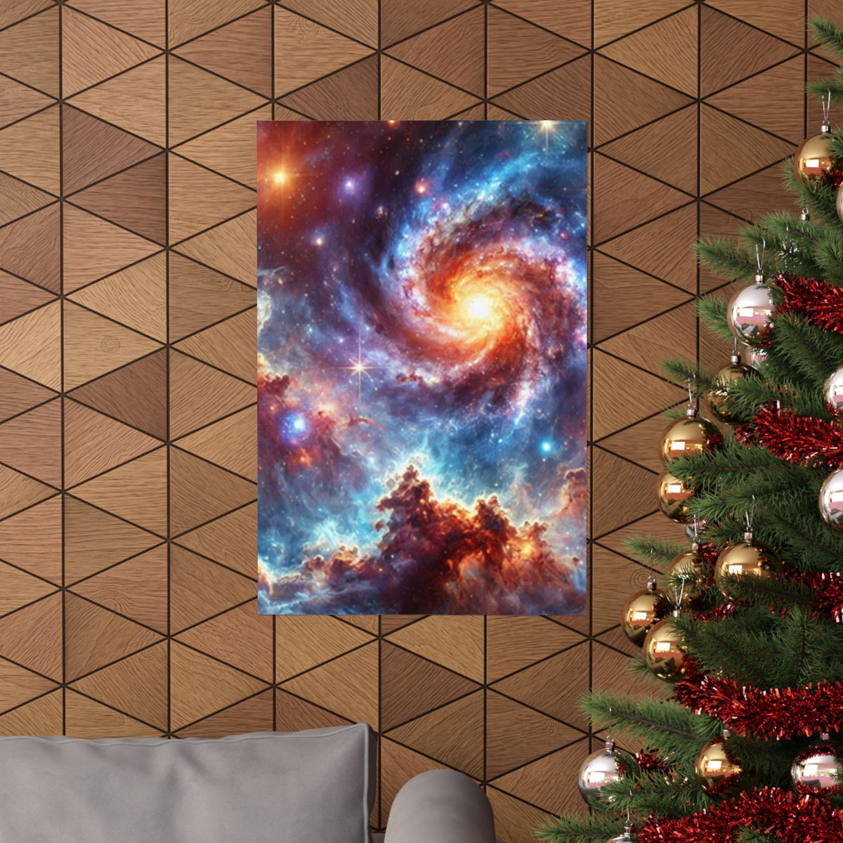 Galaxy Nebula Dreamscape Abstract Space Poster Wall Art Decor