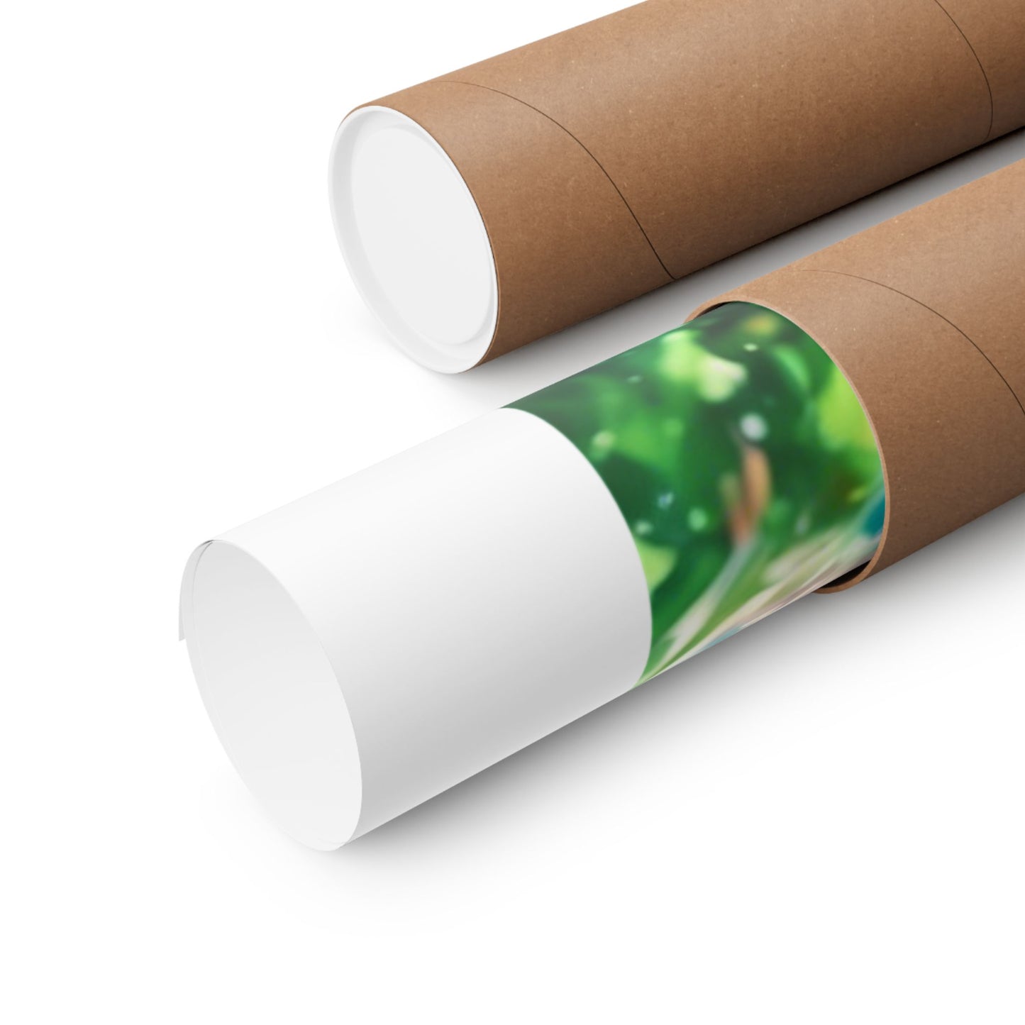 Crystal Bottle Anime Portrait Colorful Wall Poster