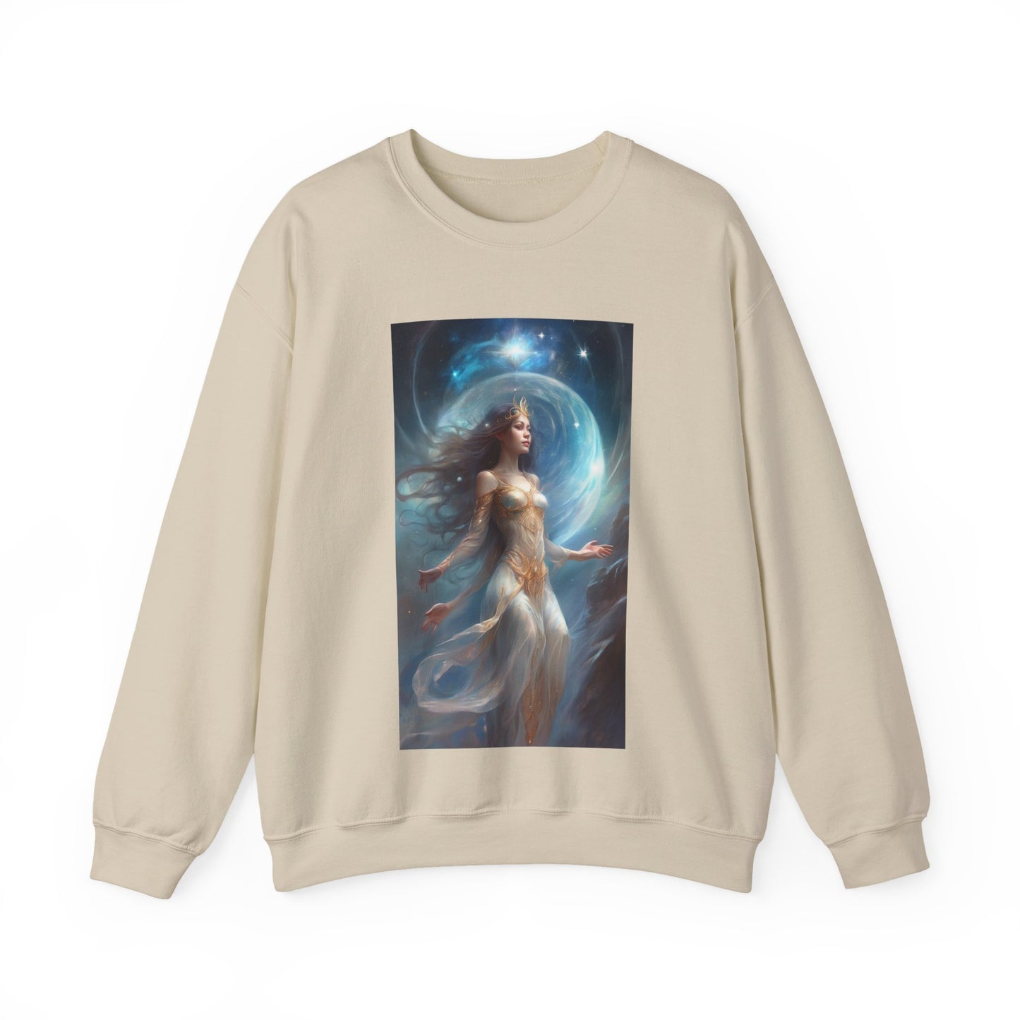 Lunar Celestial Queen Fantasy Portrait Sweatshirt