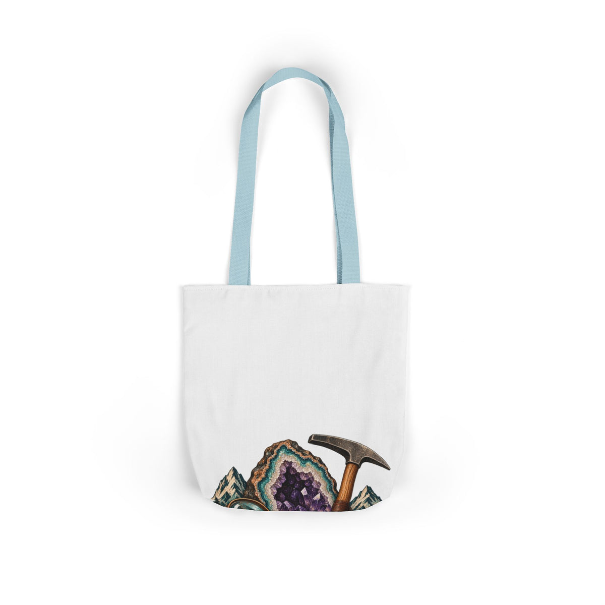 Vintage Geode and Rockhounding Field Kit Tote Bag
