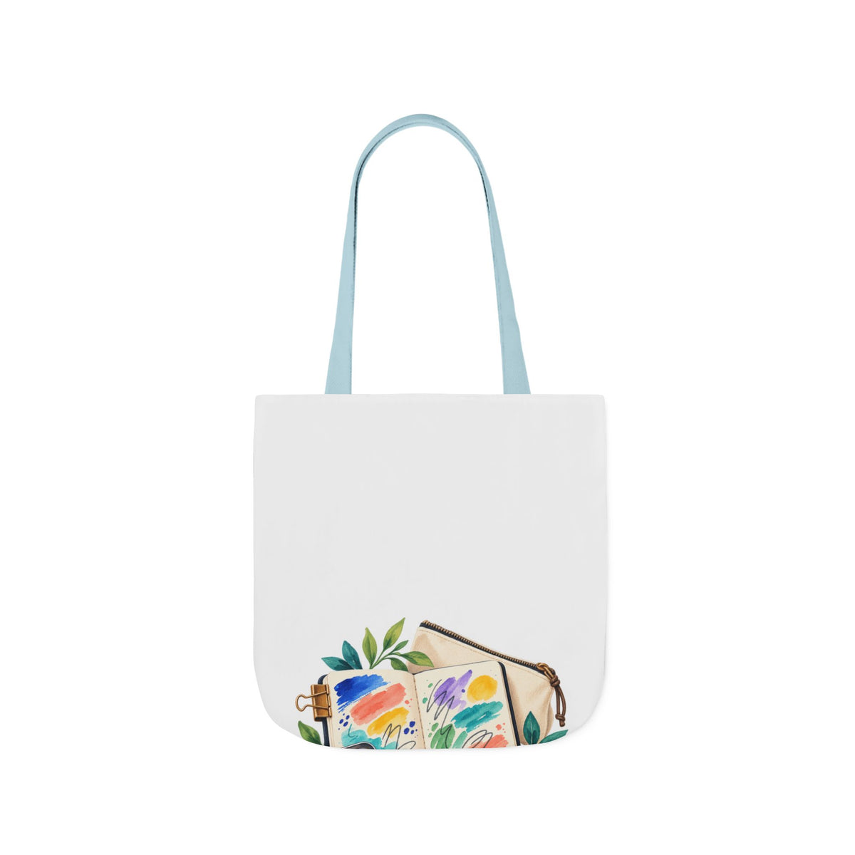 Colorful Urban Sketching Travel Kit Tote Bag