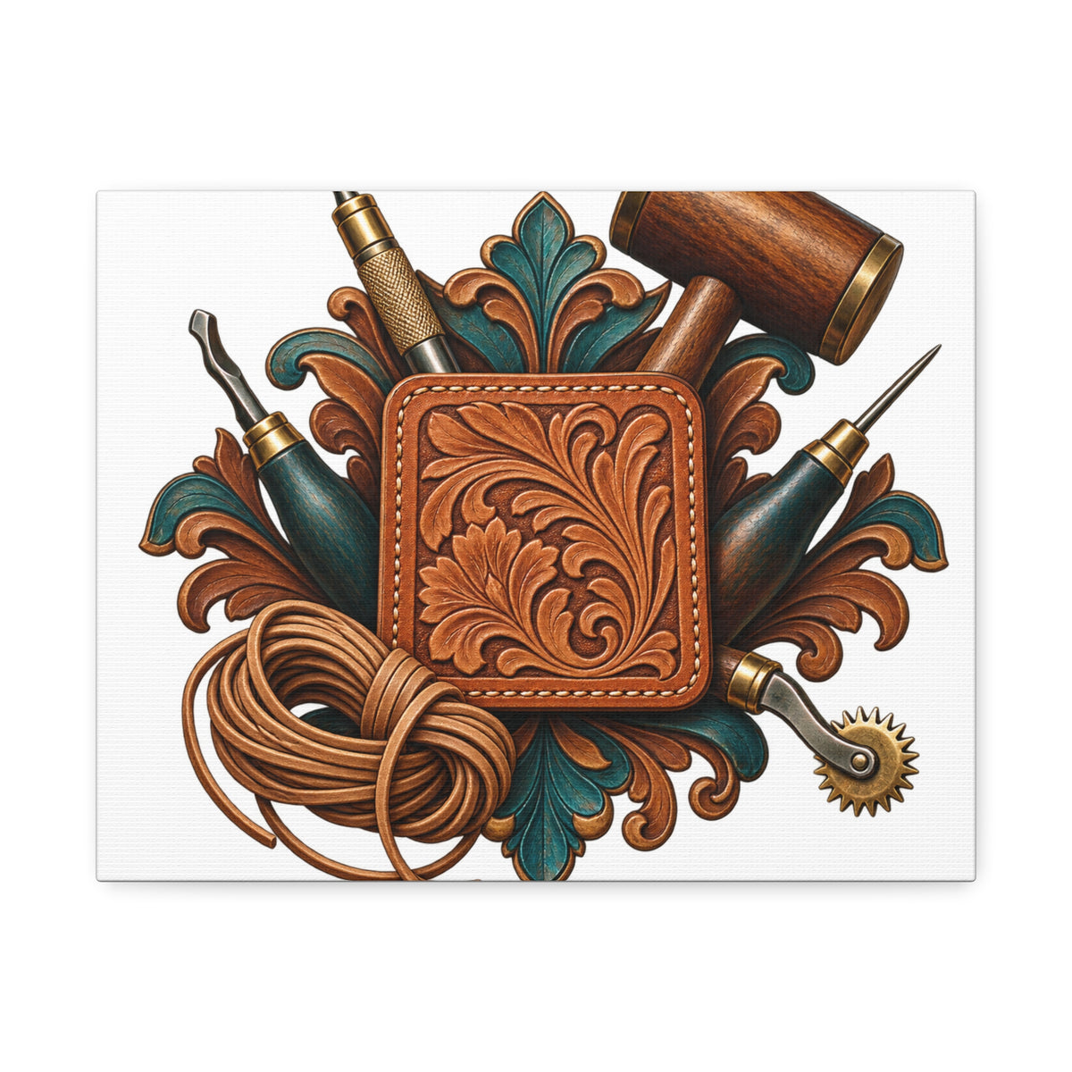 Traditional Leather Tooling Workshop Canvas