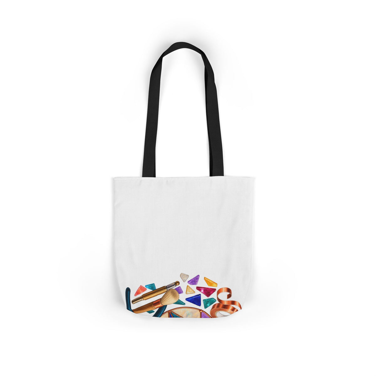 Abstract Stained Glass Suncatcher Workshop Tote Bag