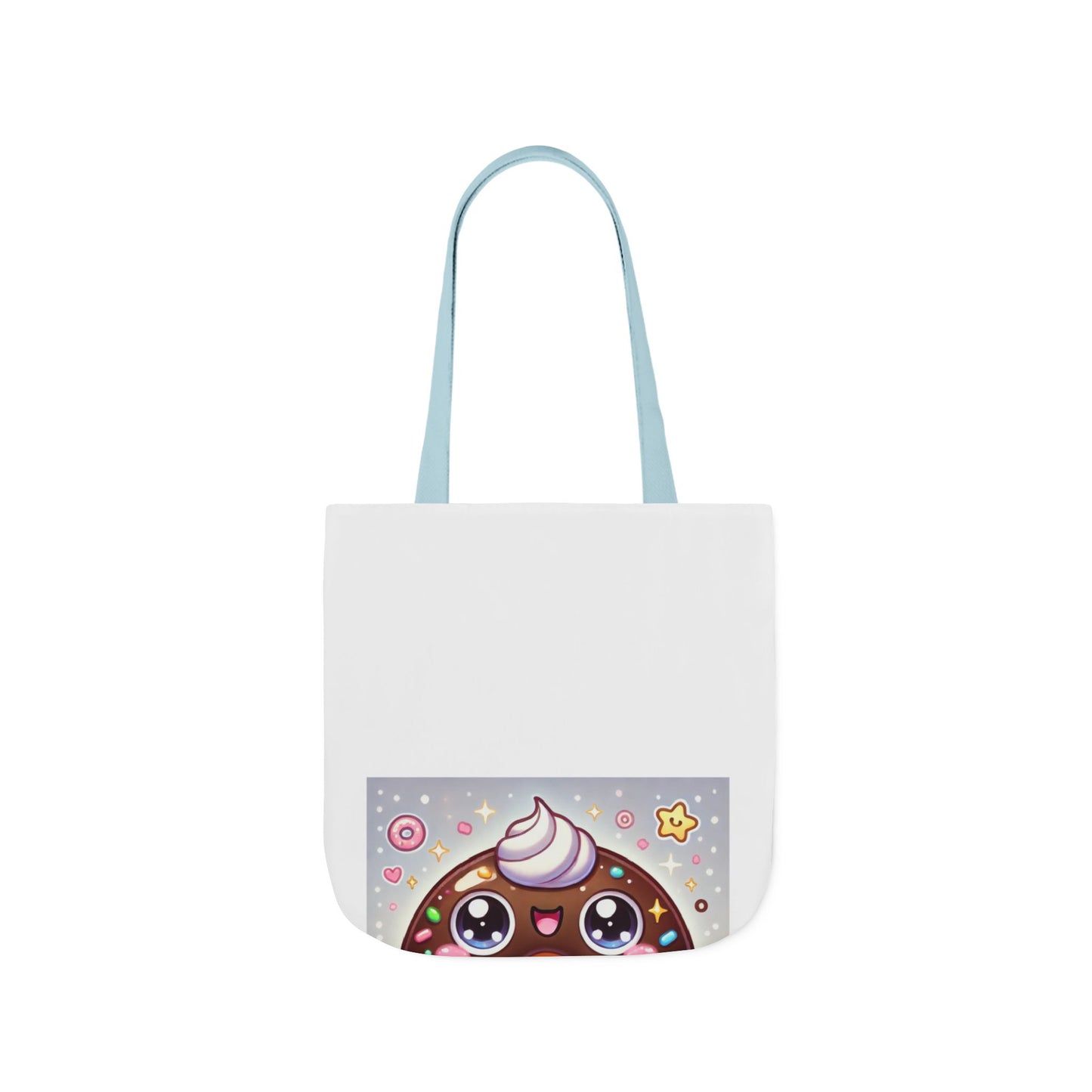Kawaii Chocolate Donut Cute Dessert Art Tote Bag