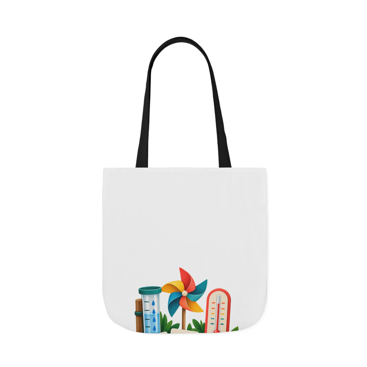Colorful Backyard Weather Watching Kit Tote Bag