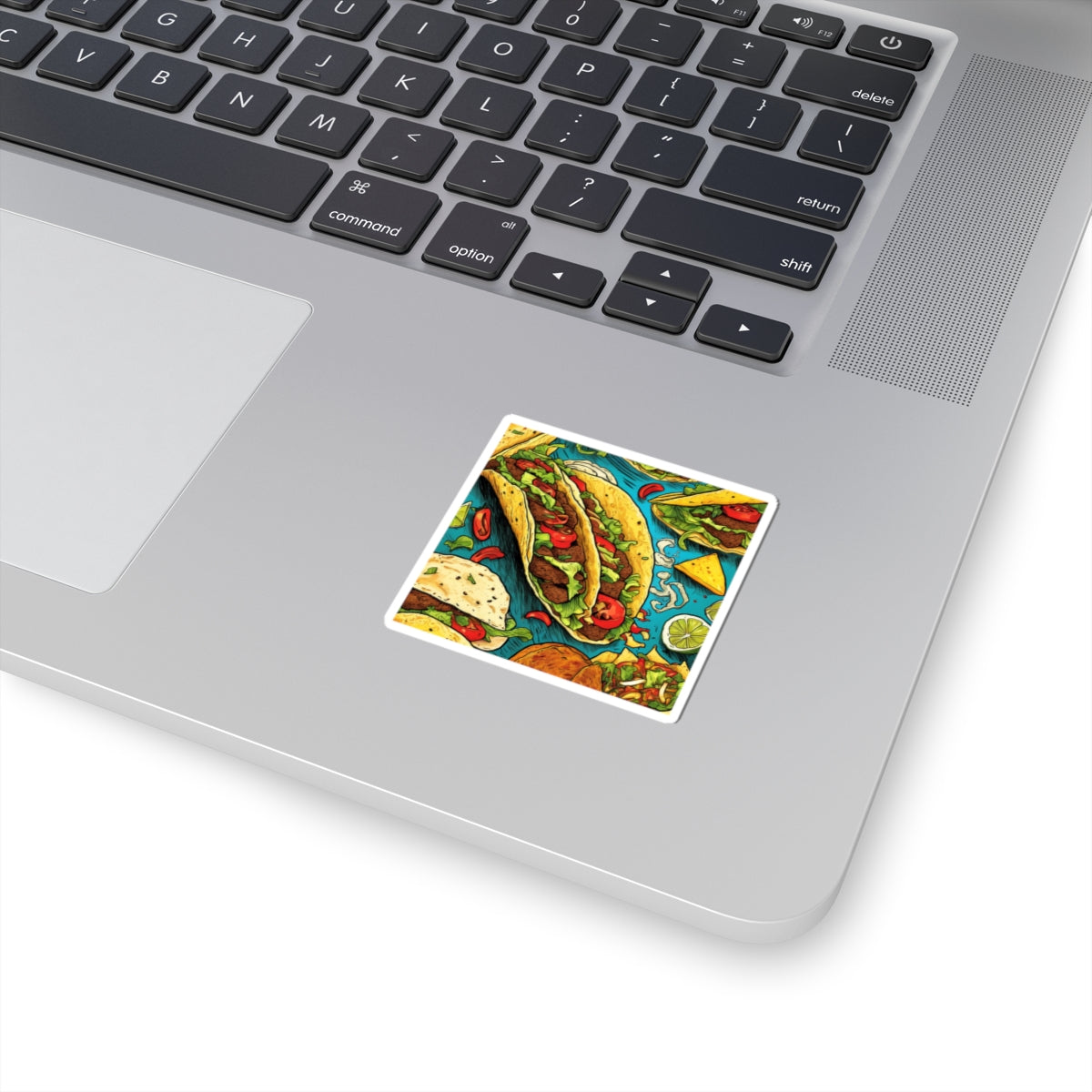 Taco Party Pattern Foodie Gift Art Sticker