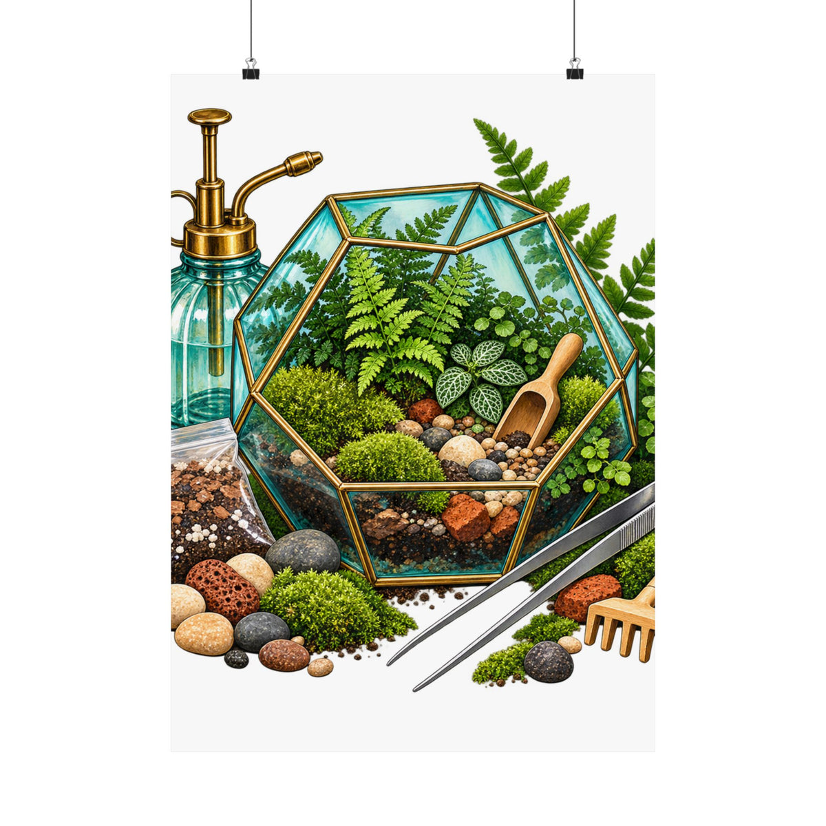 Fern Terrarium Building Workshop Poster