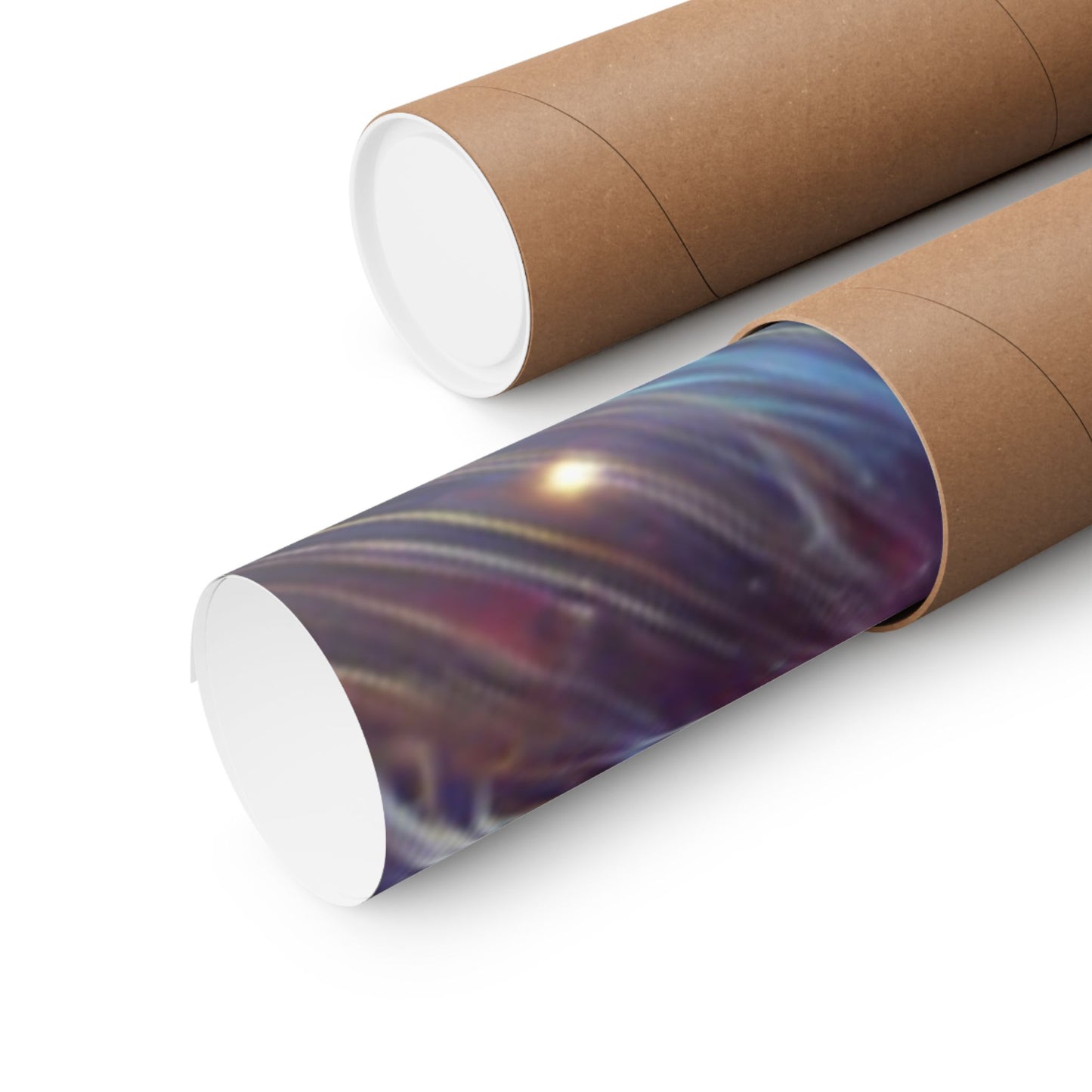Cosmic Starburst Energy Abstract Space Poster Wall Art Decor