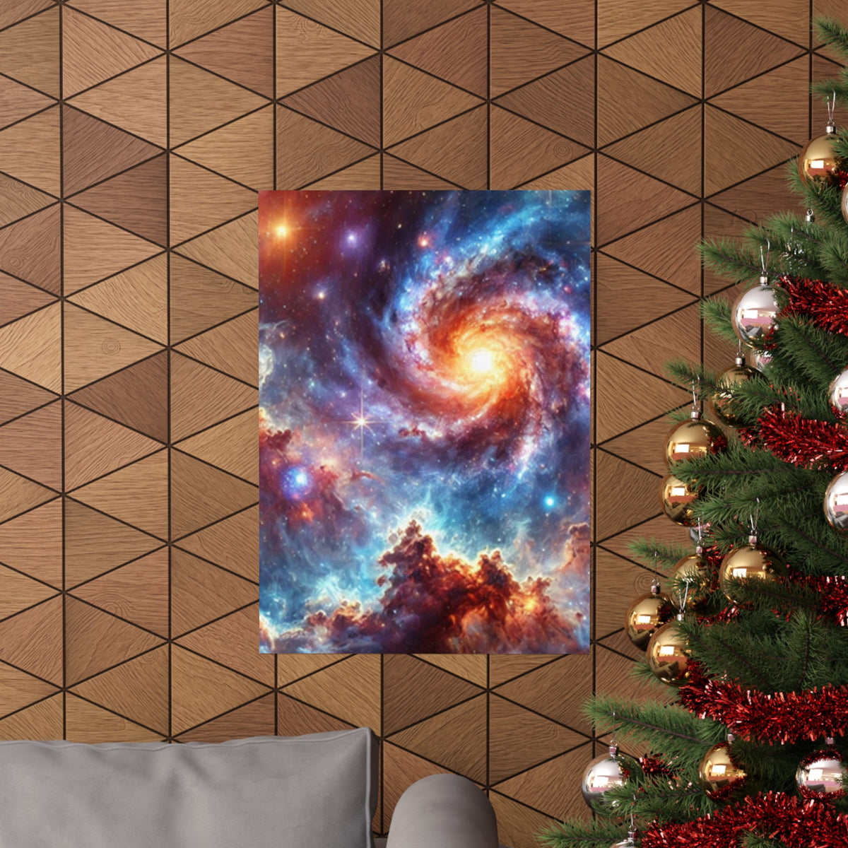 Galaxy Nebula Dreamscape Abstract Space Poster Wall Art Decor