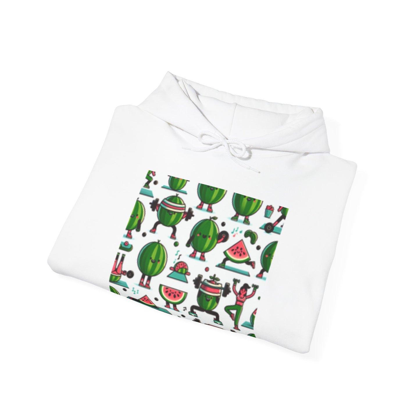 Watermelon Workout Club Cute Food Fitness Graphic Hoodie
