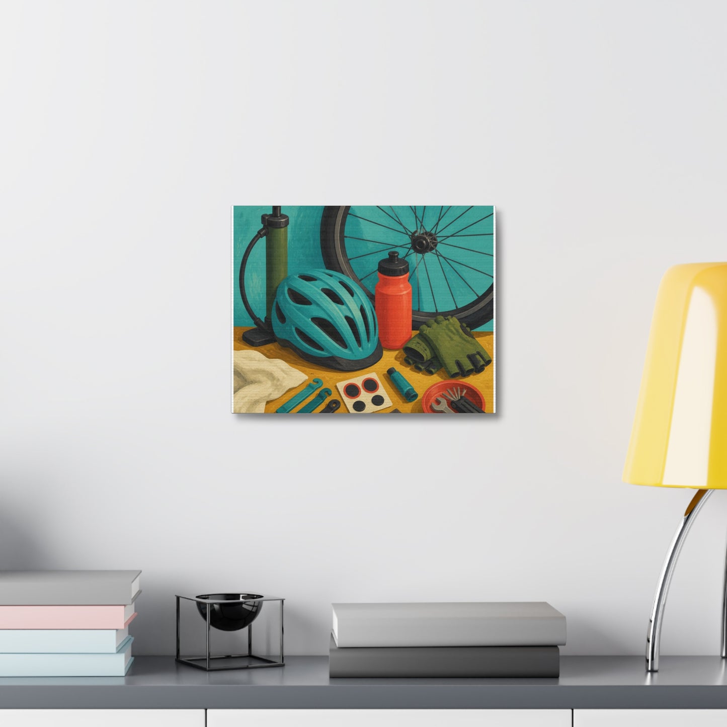 Everyday Bicycle Workshop Art Canvas Art