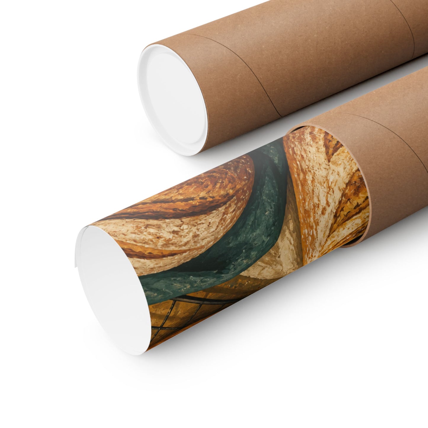 Artisan Bread Baking Still Life Poster