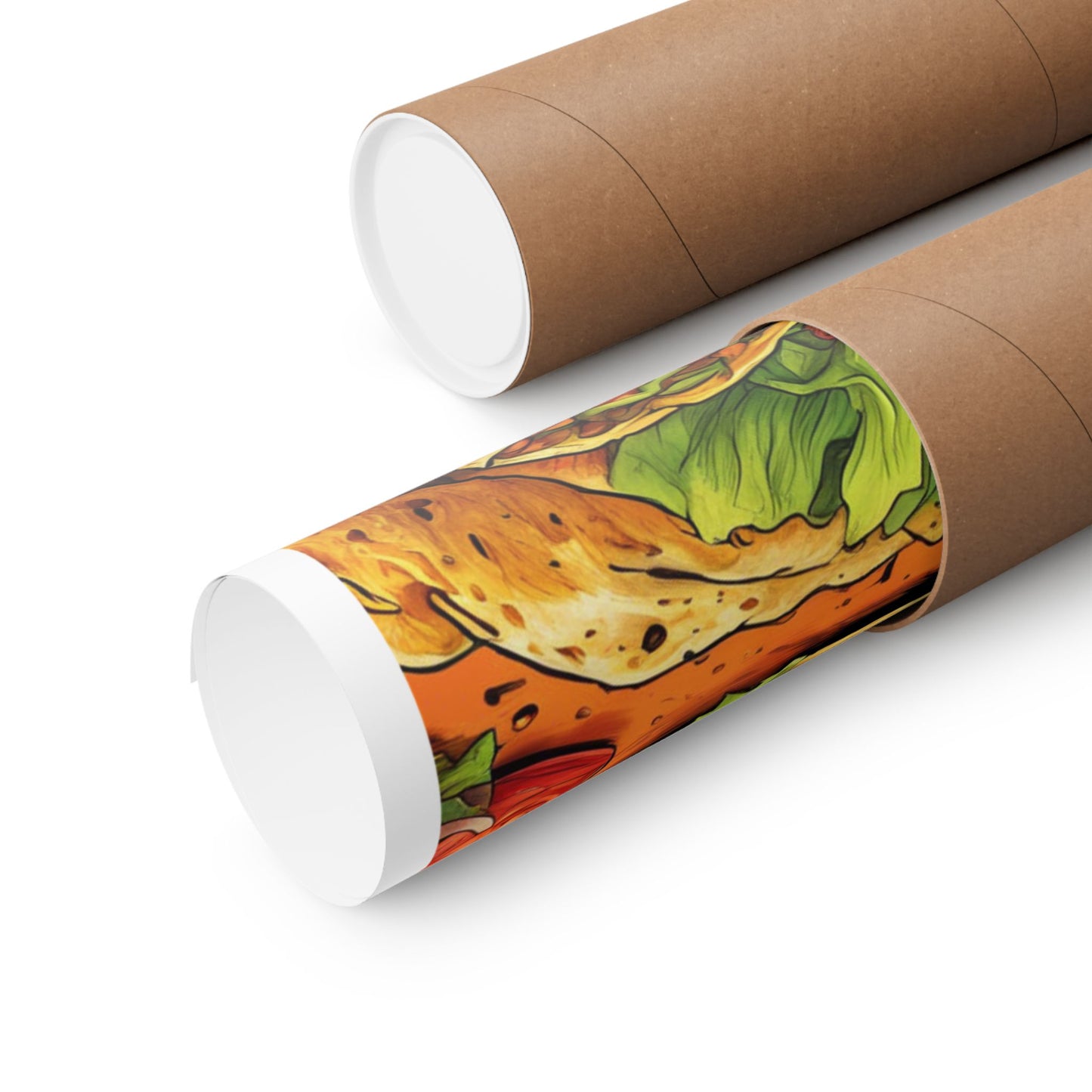 Stacked Taco Fiesta Foodie Gift Art Poster