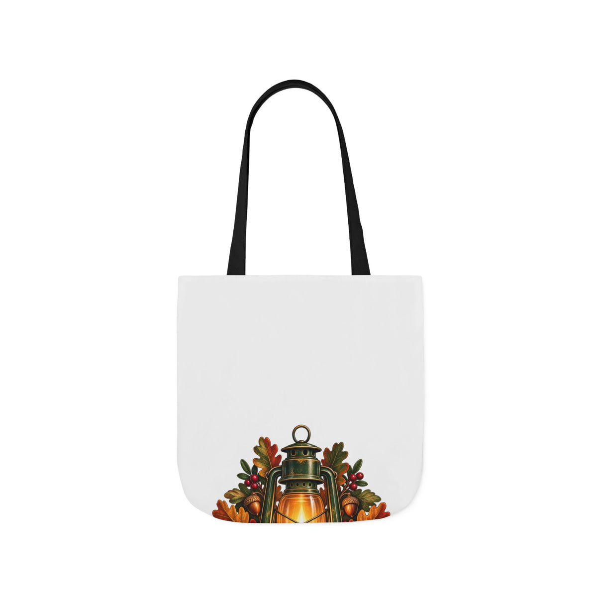 Autumn Oak Lantern and Acorns Tote Bag