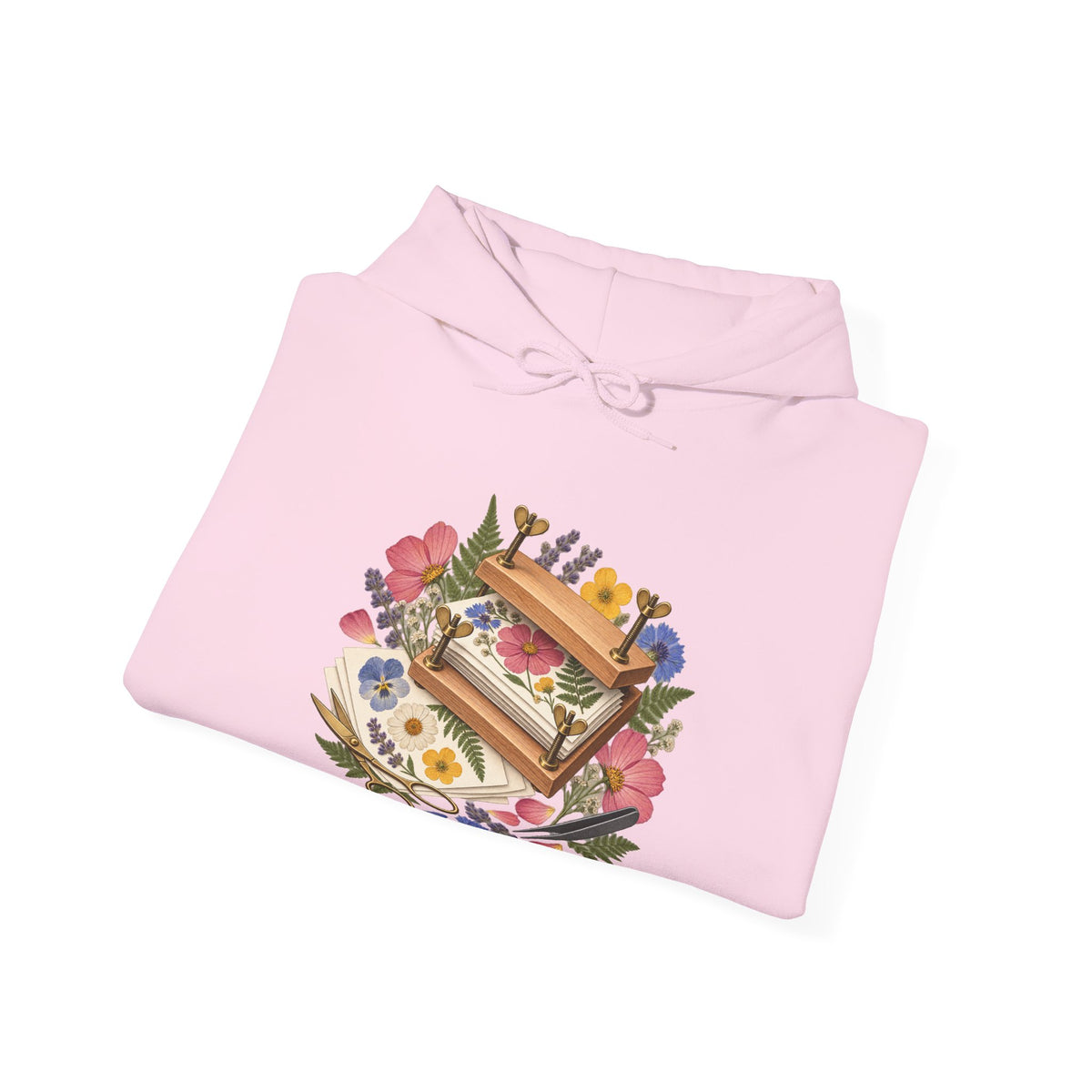 Botanical Flower Press Workshop Hoodie