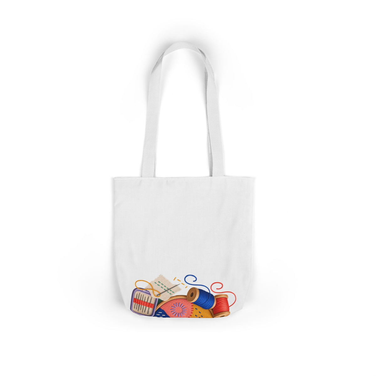 Colorful Visible Mending Workshop Tote Bag