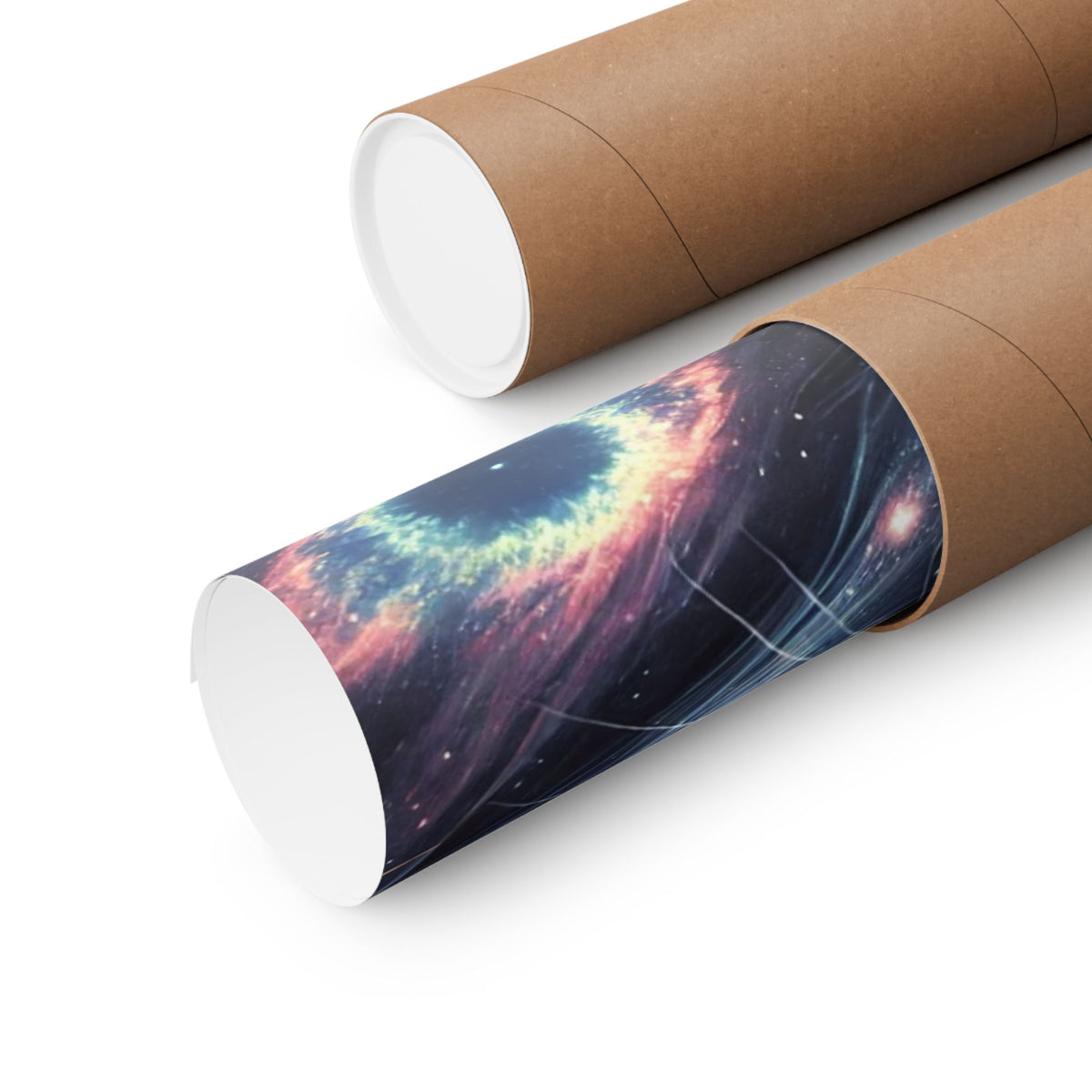 Cosmic Black Cat Galaxy Celestial Wall Art Poster