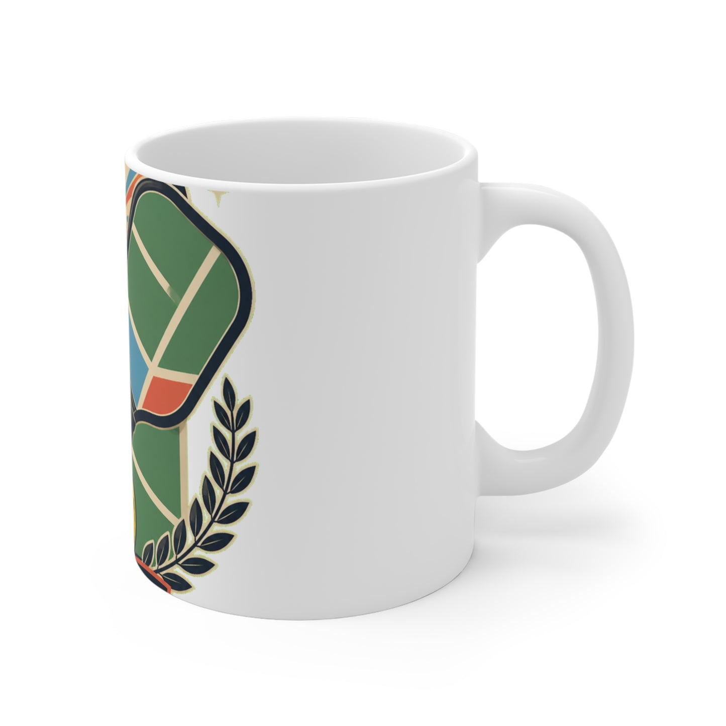 Retro Pickleball Court Club Sport Mug