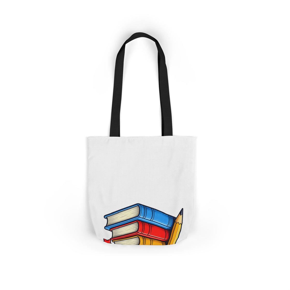 Retro School Books Apple Teacher Appreciation Tote Bag