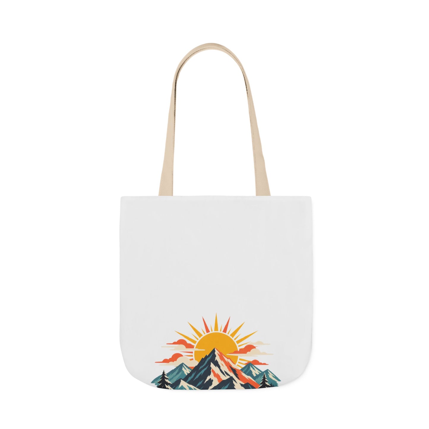 Alpine Sunrise River Mountain Adventure Tote Bag