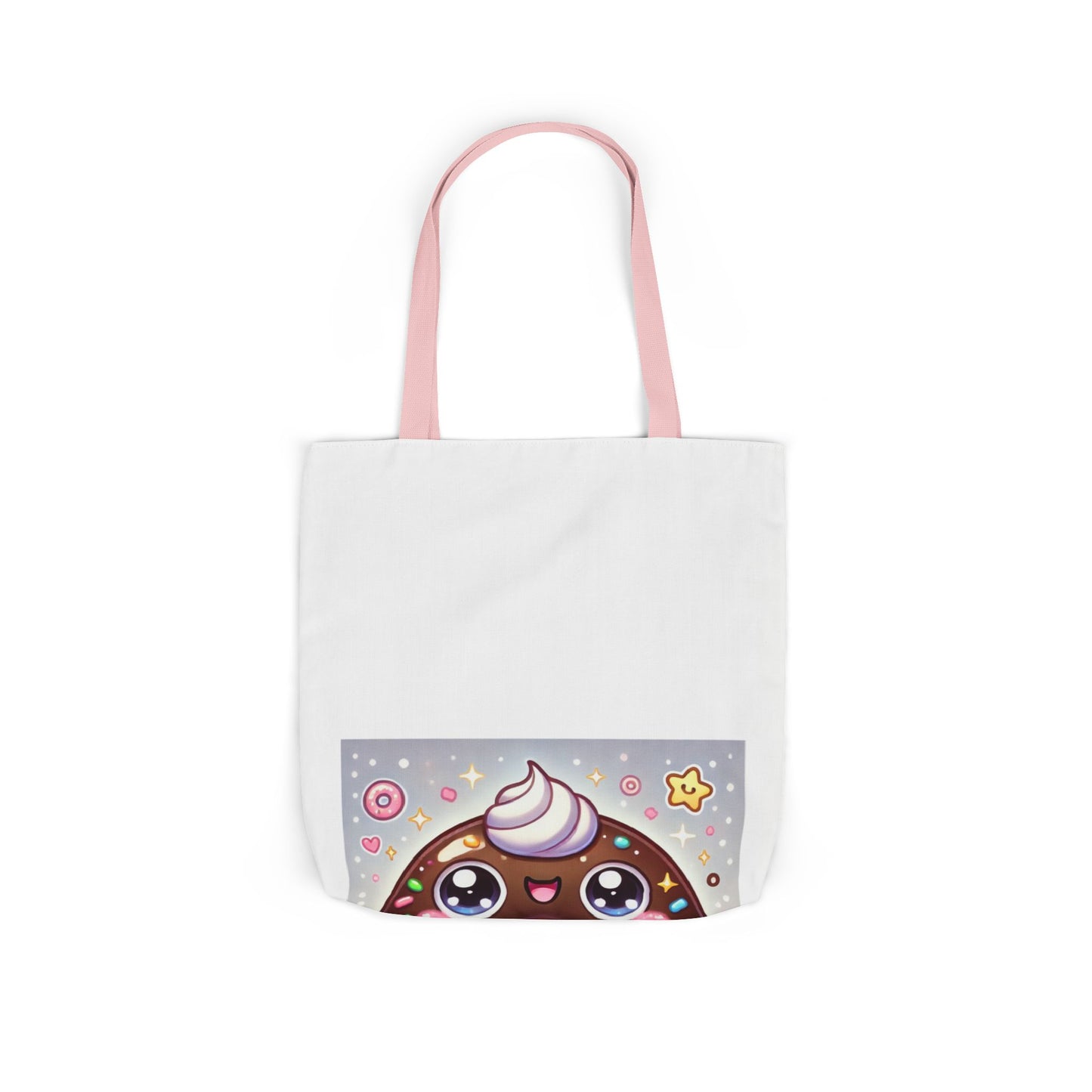 Kawaii Chocolate Donut Cute Dessert Art Tote Bag