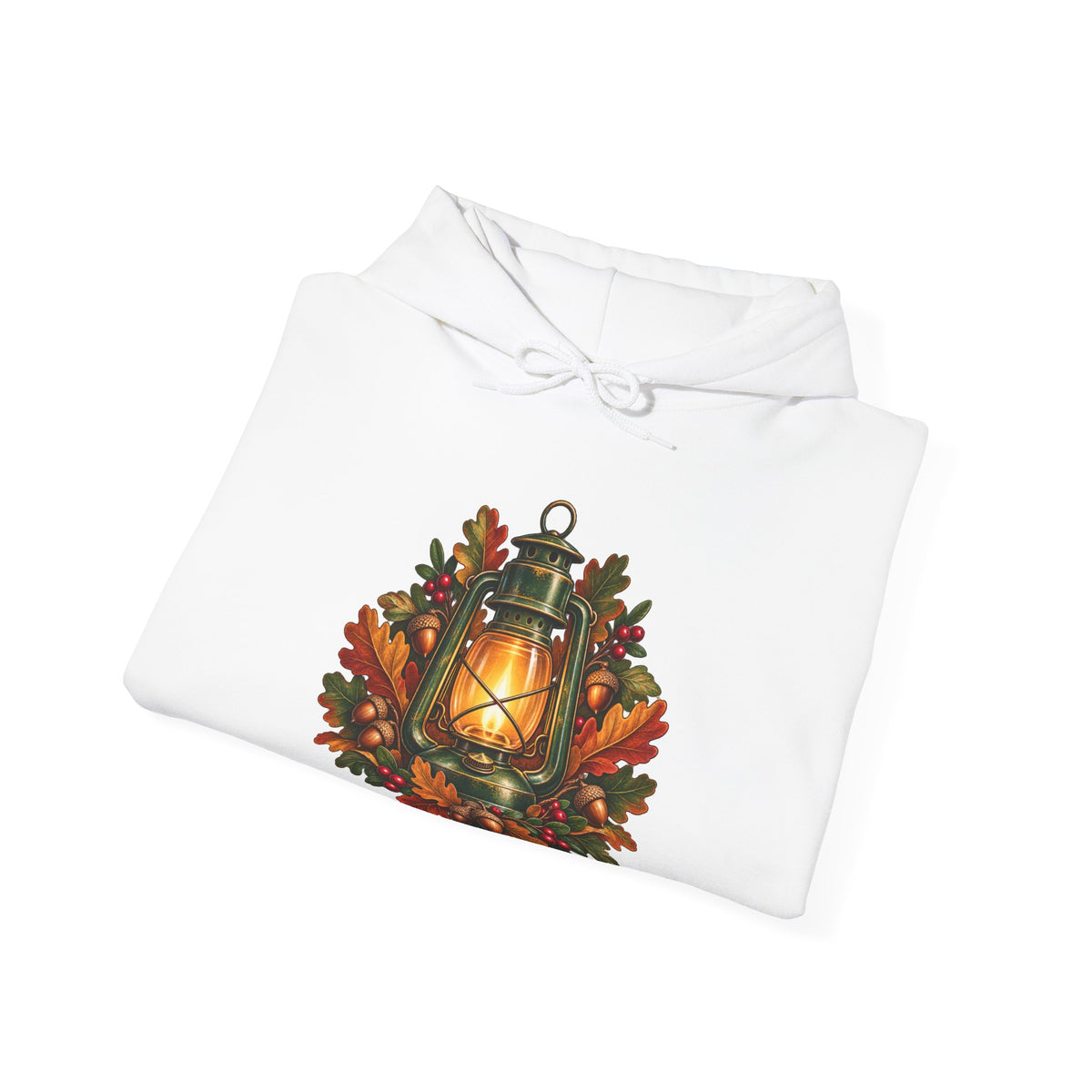 Autumn Oak Lantern and Acorns Hoodie