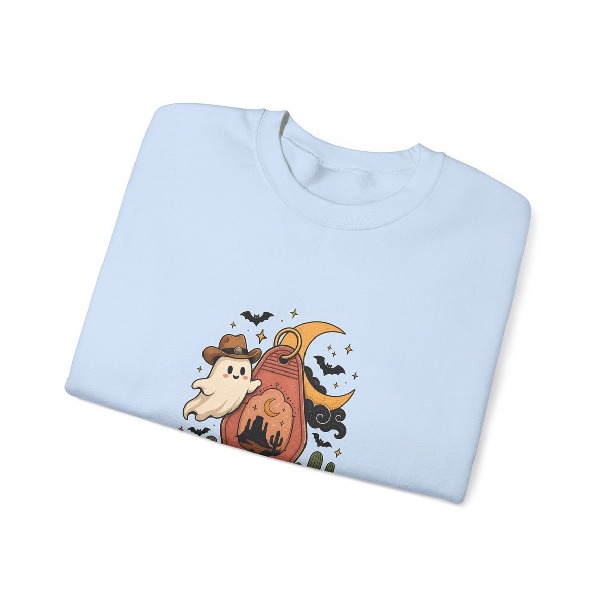 Haunted Desert Keytag Ghost Halloween Sweatshirt
