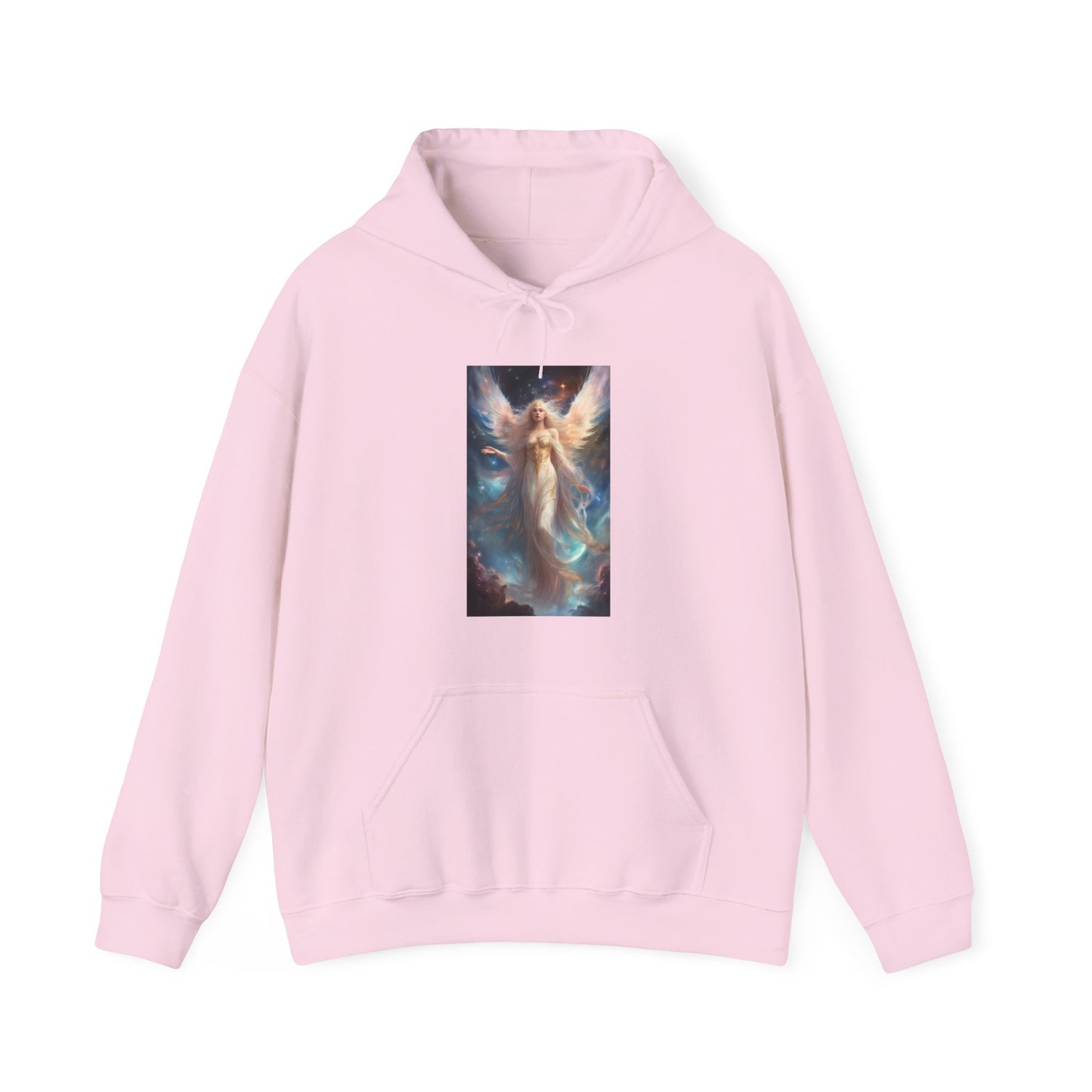 Celestial Winged Heroine Fantasy Portrait Hoodie